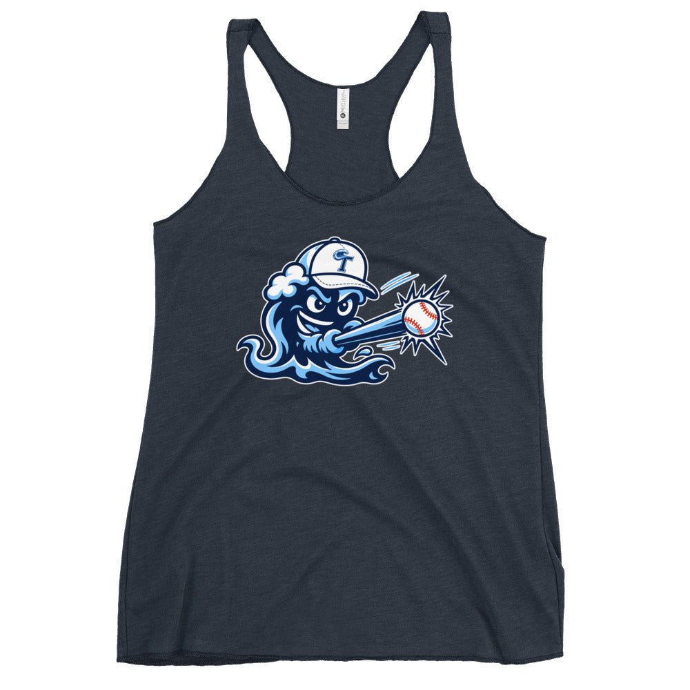 Performance | Thin Racerback Tank Top | Long Island Tides Baseball | Mascot Logo