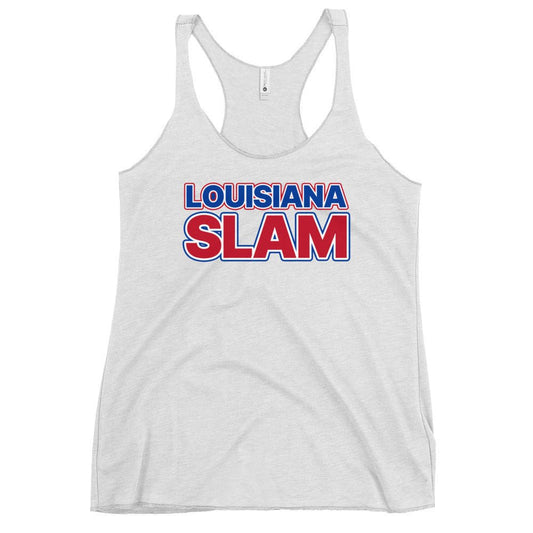 Performance | Thin Racerback Tank Top | Louisiana Slam Baseball | Lettermark Alt Logo