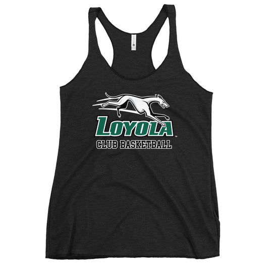 Performance | Thin Racerback Tank Top | Loyola MD Club Basketball | Alt Logo