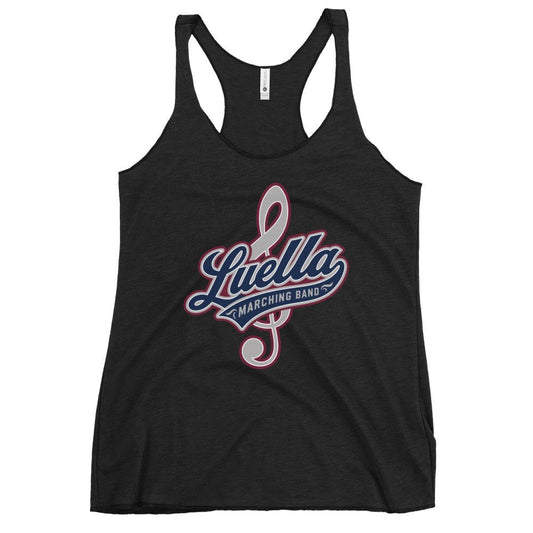 Performance | Thin Racerback Tank Top | Luella High School Marching Band | Crest Logo