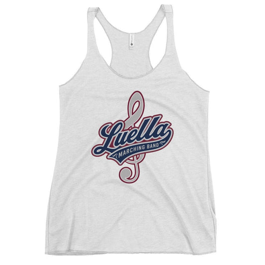Performance | Thin Racerback Tank Top | Luella High School Marching Band | Crest Logo