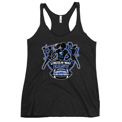 Performance | Thin Racerback Tank Top | LWE Flag Football | Athletics Logo