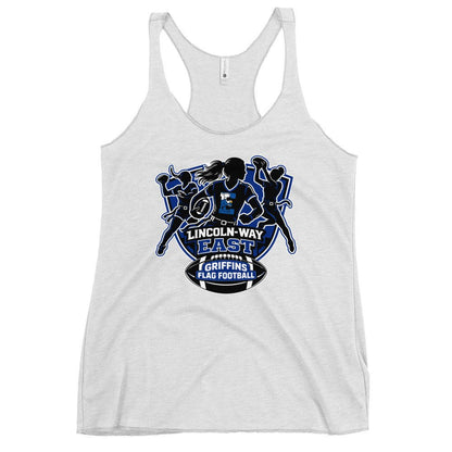Performance | Thin Racerback Tank Top | LWE Flag Football | Athletics Logo