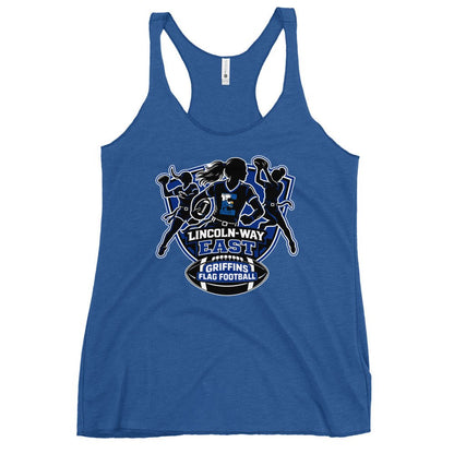 Performance | Thin Racerback Tank Top | LWE Flag Football | Athletics Logo