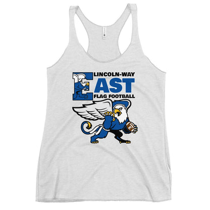Performance | Thin Racerback Tank Top | LWE Flag Football | Vanguard Logo