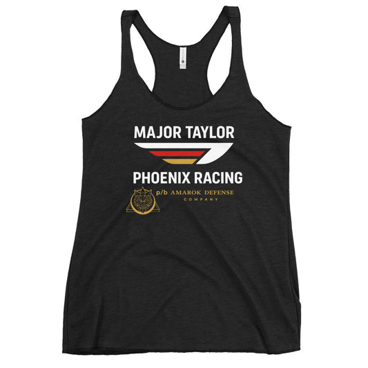 Performance | Thin Racerback Tank Top | Major Taylor Phoenix Racing p/b Amarok Defense Company