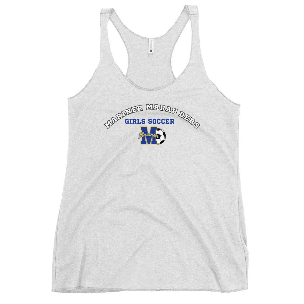 Performance | Thin Racerback Tank Top | Mariner girls soccer | Crest Logo