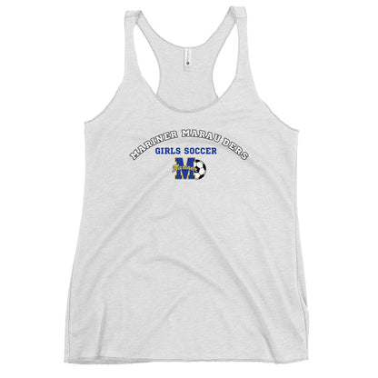 Performance | Thin Racerback Tank Top | Mariner girls soccer | Crest Logo