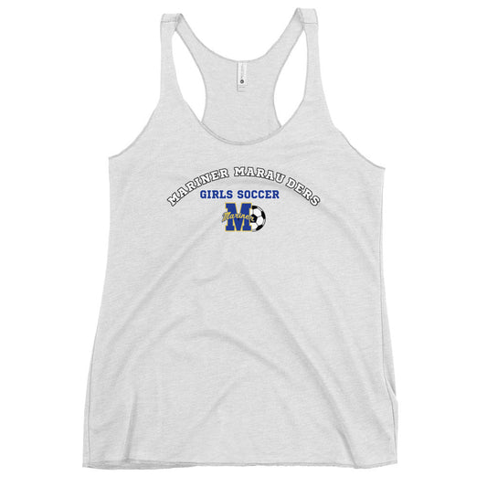 Performance | Thin Racerback Tank Top | Mariner girls soccer | Crest Logo