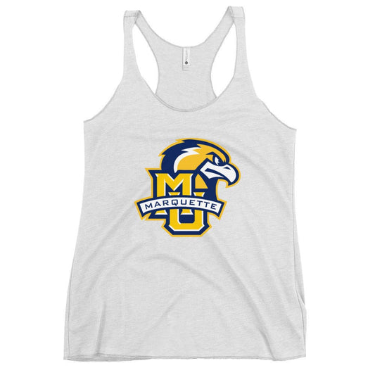 Performance | Thin Racerback Tank Top | Marquette University Women's Hockey | Eagle Crest Logo