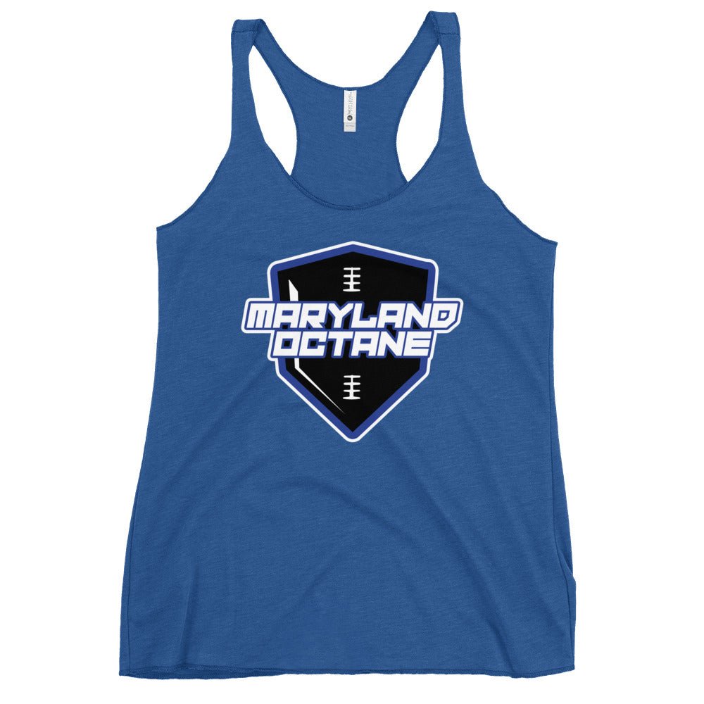 Performance | Thin Racerback Tank Top | Maryland 97 Octane | Shield Logo