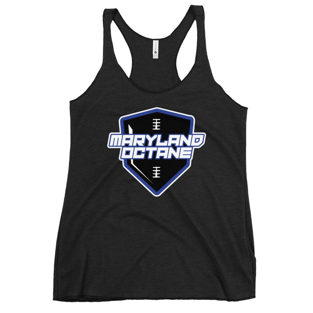 Performance | Thin Racerback Tank Top | Maryland 97 Octane | Shield Logo