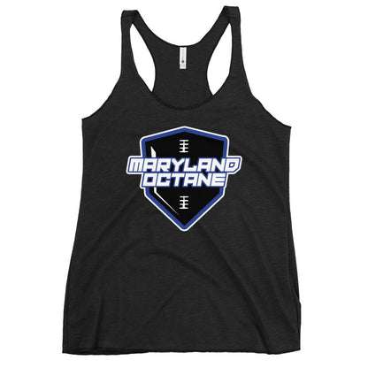 Performance | Thin Racerback Tank Top | Maryland 97 Octane | Shield Logo
