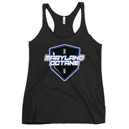 Performance | Thin Racerback Tank Top | Maryland 97 Octane | Shield Logo