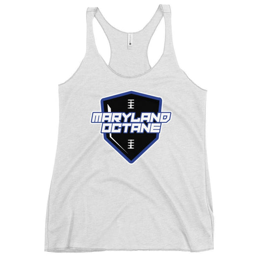 Performance | Thin Racerback Tank Top | Maryland 97 Octane | Shield Logo