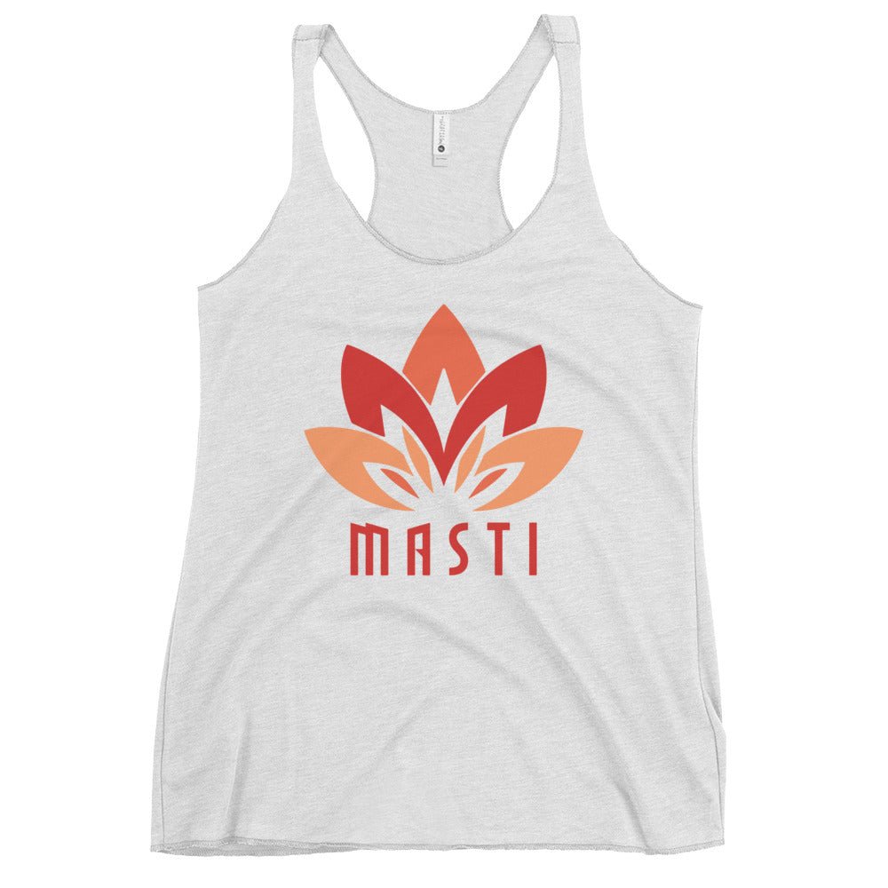 Performance | Thin Racerback Tank Top | MASTI | Lotus Logo