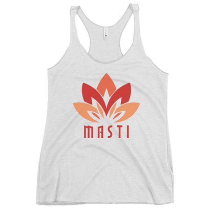 Performance | Thin Racerback Tank Top | MASTI | Lotus Logo