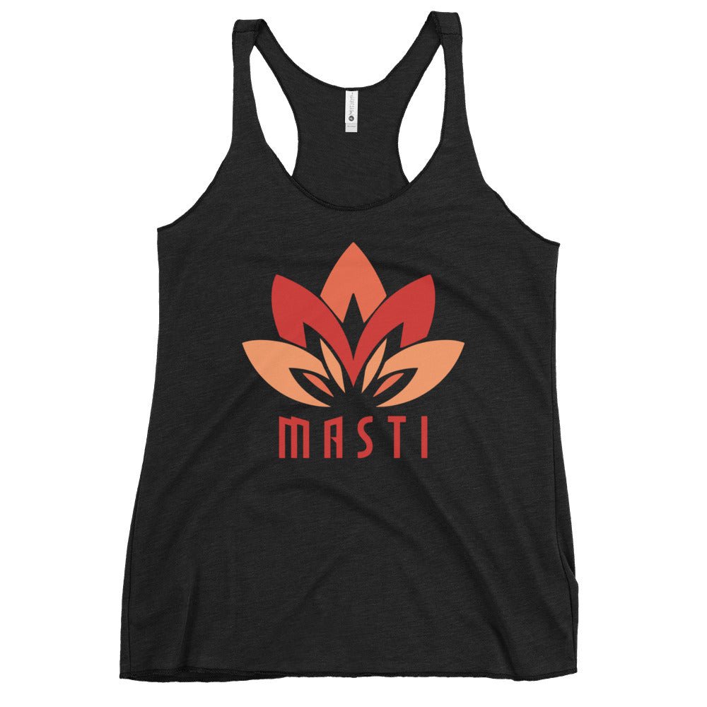 Performance | Thin Racerback Tank Top | MASTI | Lotus Logo