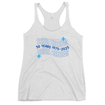Performance | Thin Racerback Tank Top | Masuda Middle School | 50 Years Logo