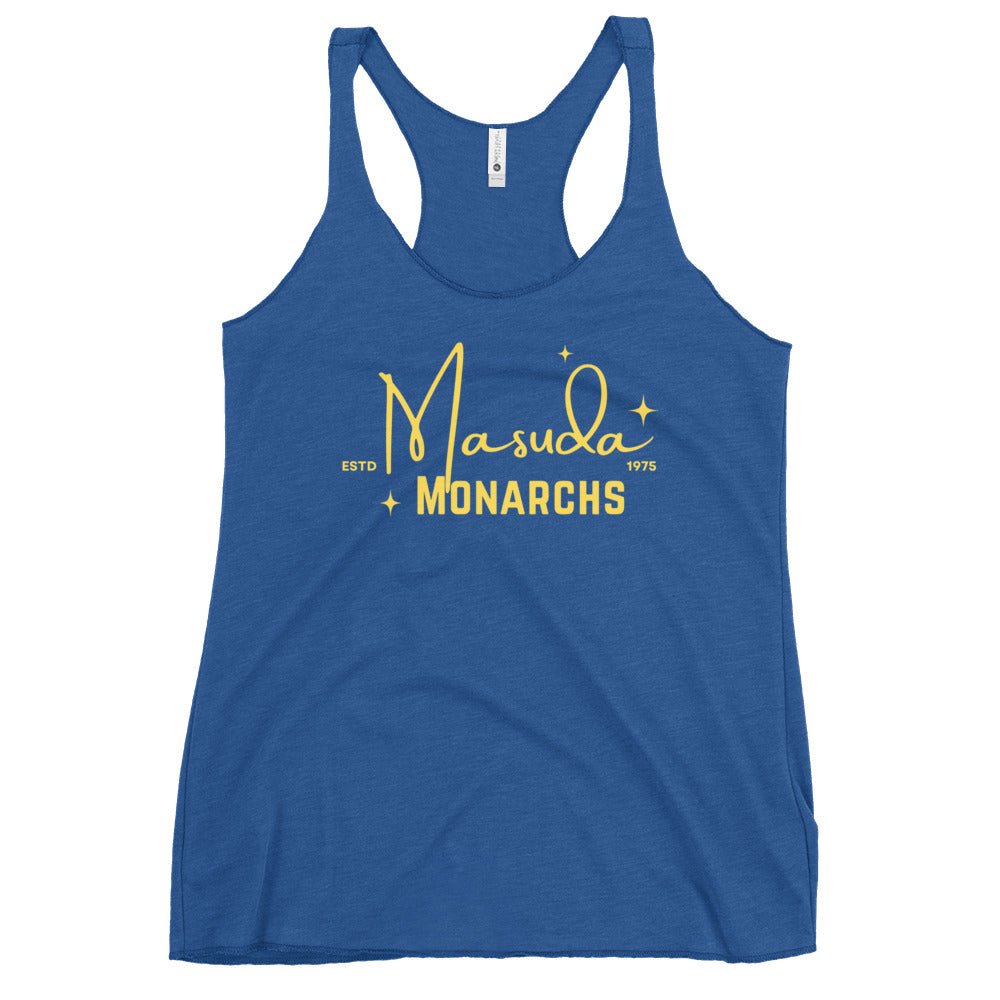 Performance | Thin Racerback Tank Top | Masuda Middle School | Alt Script Logo