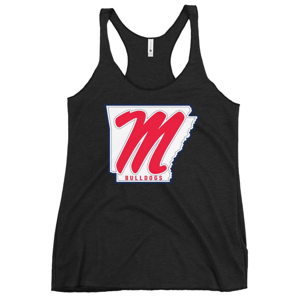 Performance | Thin Racerback Tank Top | Maumelle Bulldogs 2035 | Emblem Logo