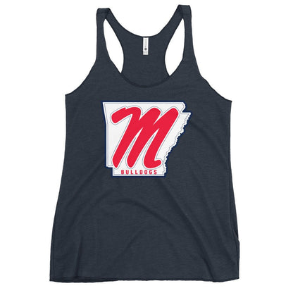 Performance | Thin Racerback Tank Top | Maumelle Bulldogs 2035 | Emblem Logo