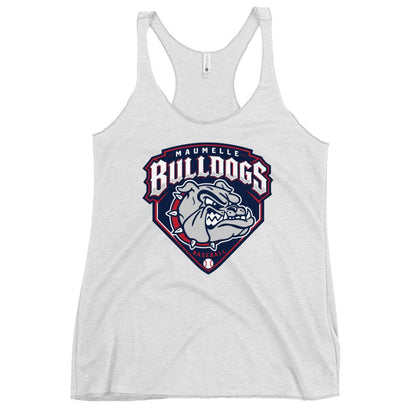 Performance | Thin Racerback Tank Top | Maumelle Bulldogs 2035 | Shield Logo