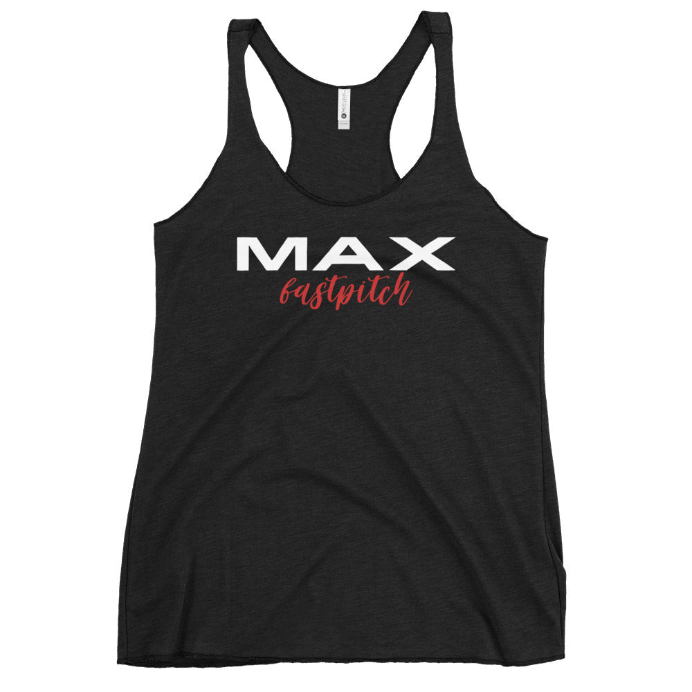 Performance | Thin Racerback Tank Top | MAX Fastpitch | Stars Logo