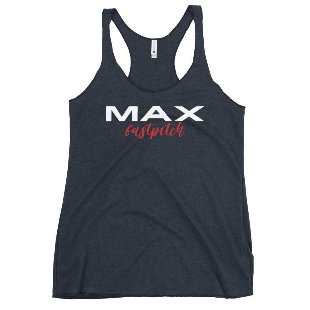 Performance | Thin Racerback Tank Top | MAX Fastpitch | Stars Logo