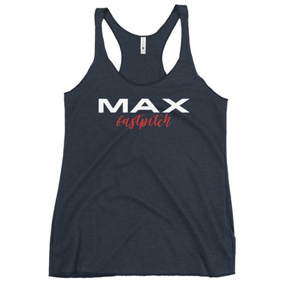 Performance | Thin Racerback Tank Top | MAX Fastpitch | Stars Logo