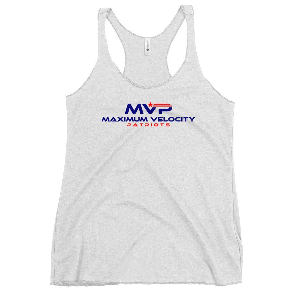 Performance | Thin Racerback Tank Top | Maximum Velocity Youth Sports | Vanguard Logo