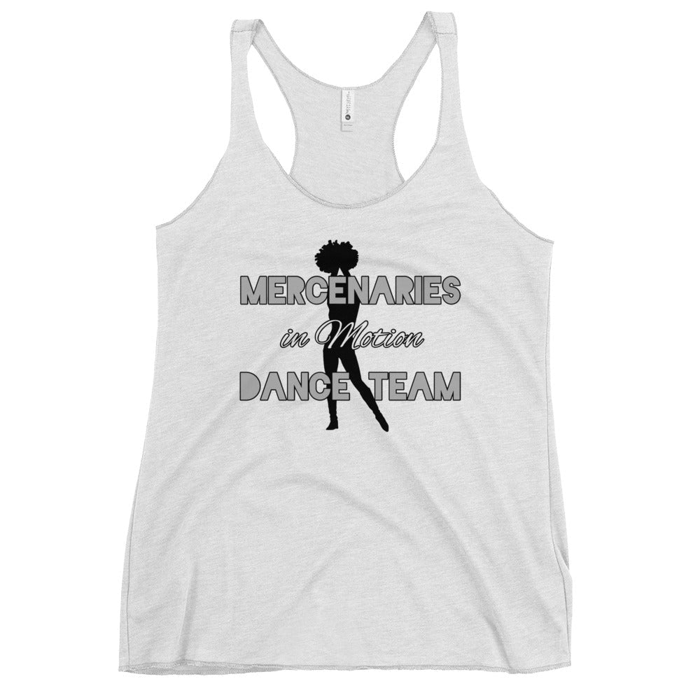Performance | Thin Racerback Tank Top | Mercenaries in Motion Dance Team | Silhouette Logo