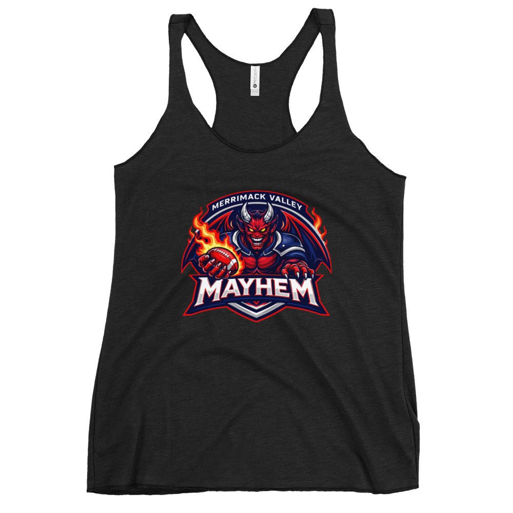 Performance | Thin Racerback Tank Top | Merrimack Valley Mayhem | Overlord Crest Logo