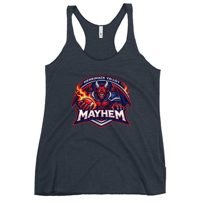 Performance | Thin Racerback Tank Top | Merrimack Valley Mayhem | Overlord Crest Logo