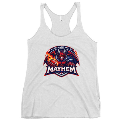 Performance | Thin Racerback Tank Top | Merrimack Valley Mayhem | Overlord Crest Logo