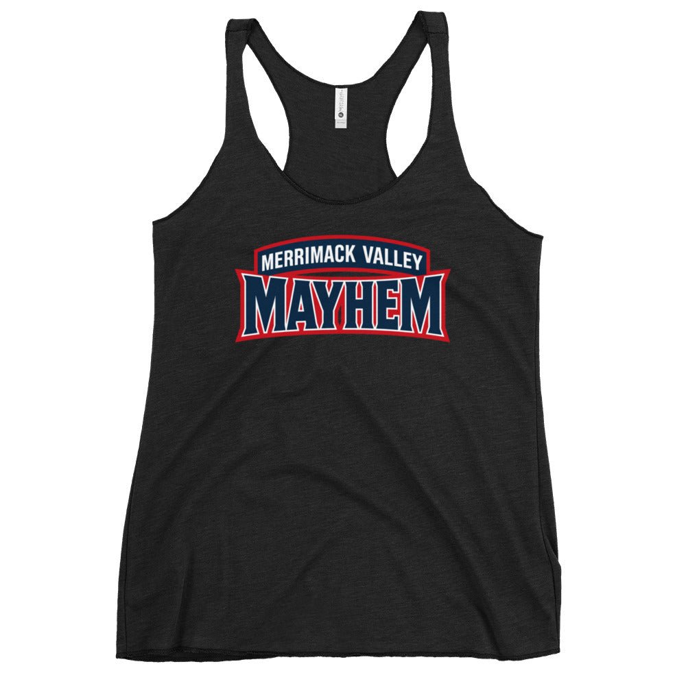 Performance | Thin Racerback Tank Top | Merrimack Valley Mayhem | Script Logo