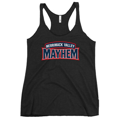 Performance | Thin Racerback Tank Top | Merrimack Valley Mayhem | Script Logo