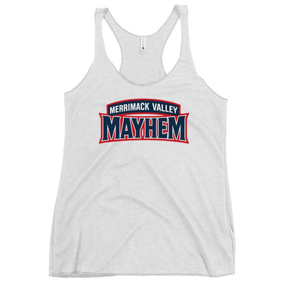 Performance | Thin Racerback Tank Top | Merrimack Valley Mayhem | Script Logo