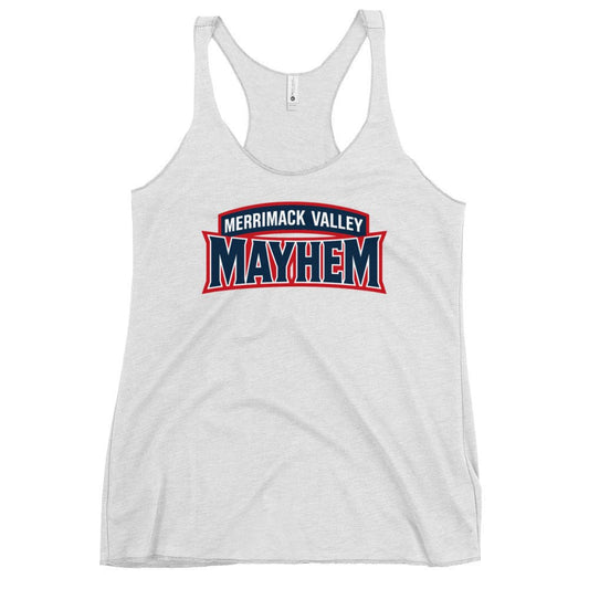 Performance | Thin Racerback Tank Top | Merrimack Valley Mayhem | Script Logo