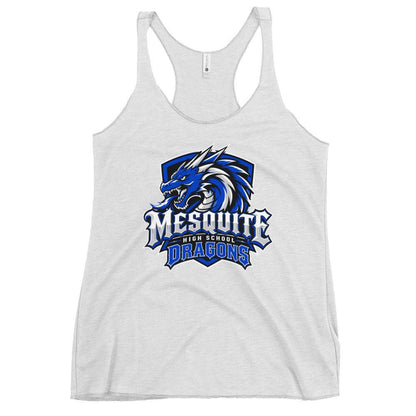 Performance | Thin Racerback Tank Top | Mesquite High School | Emblem Logo