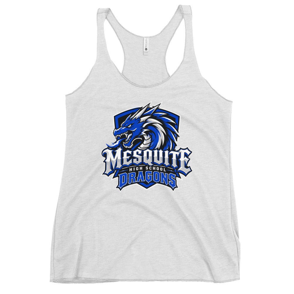Performance | Thin Racerback Tank Top | Mesquite High School | Emblem Logo