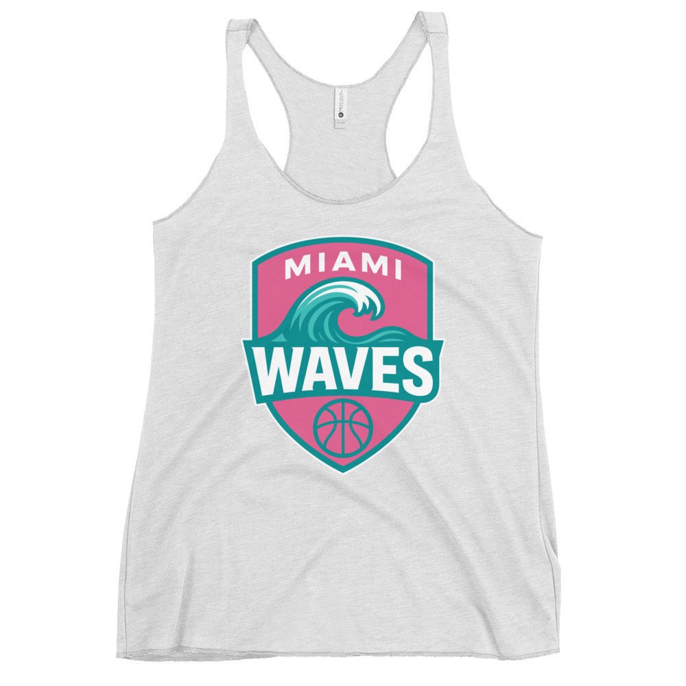 Performance | Thin Racerback Tank Top | Miami Waves | Shield Logo