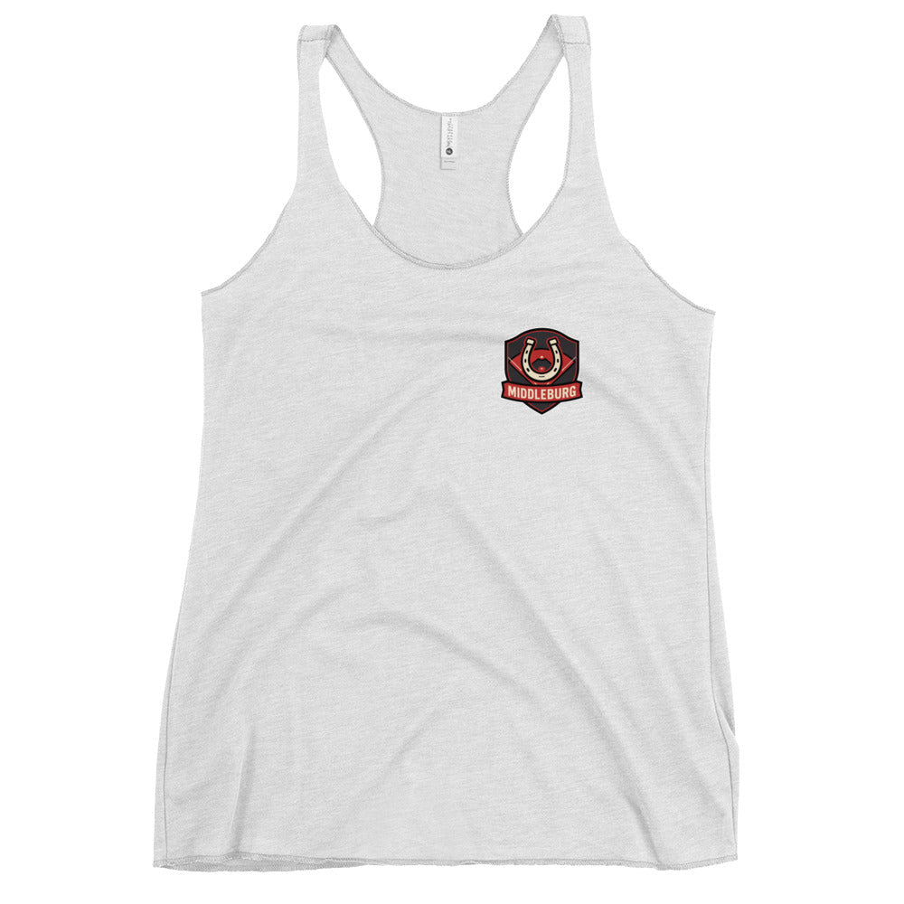 Performance | Thin Racerback Tank Top | Middleburg Association of Athletics | Horseshoe Logo