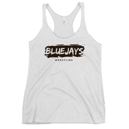 Performance | Thin Racerback Tank Top | Middlesex Bluejays Wrestling | Script Logo