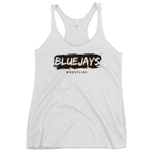 Performance | Thin Racerback Tank Top | Middlesex Bluejays Wrestling | Script Logo