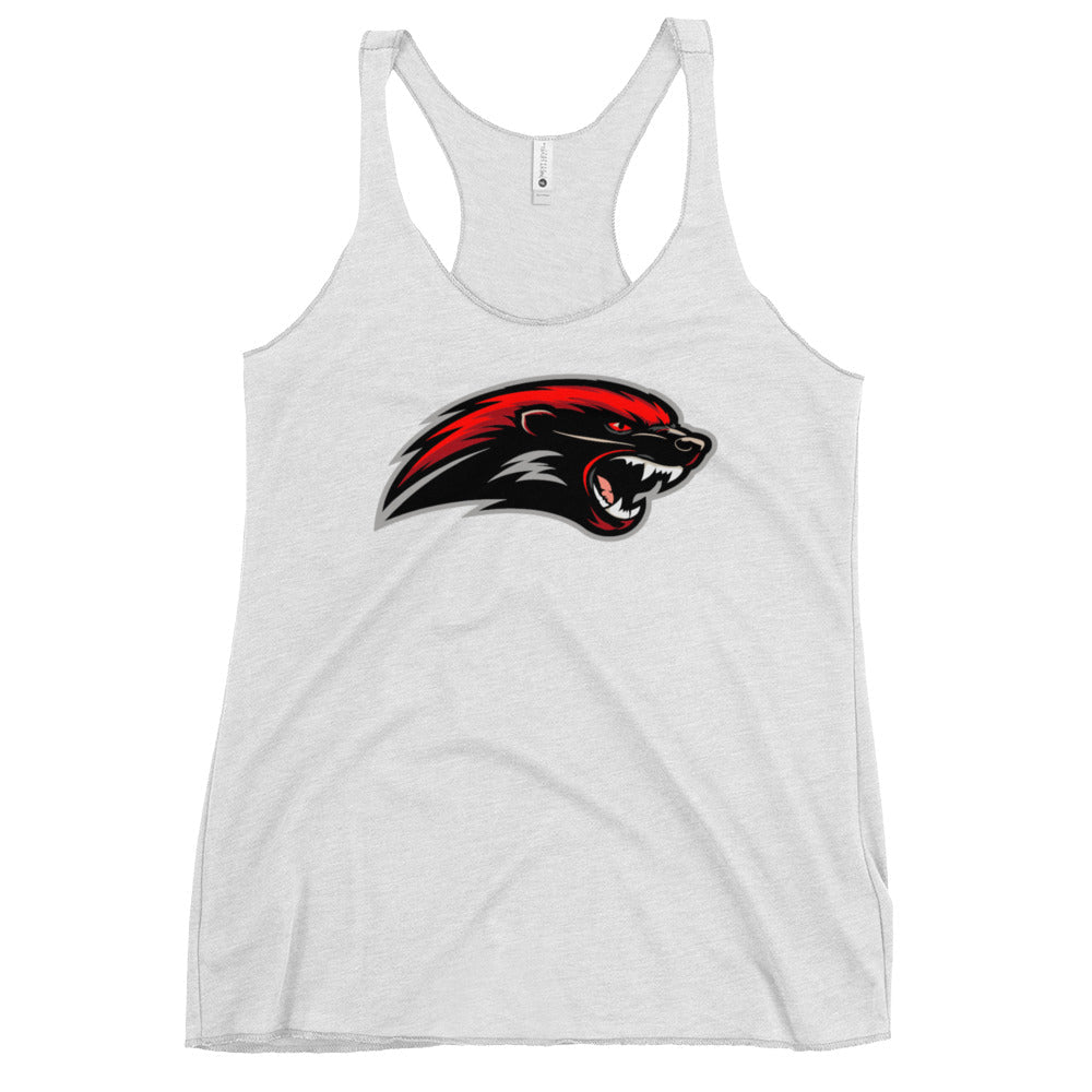 Performance | Thin Racerback Tank Top | Midwest Badgers | Emblem Logo