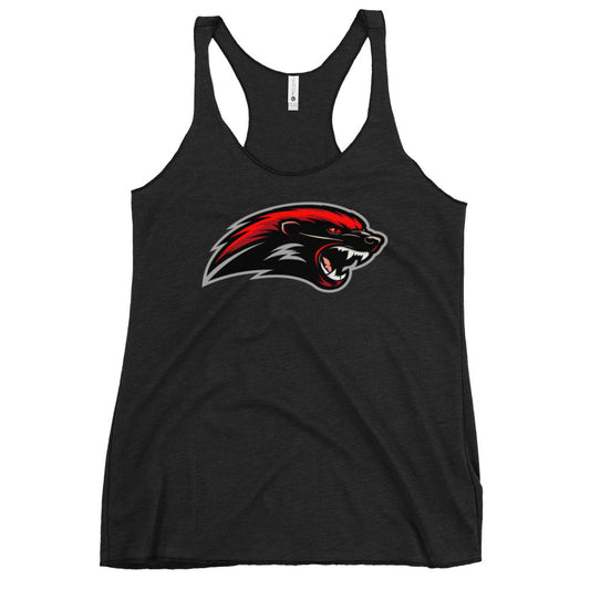 Performance | Thin Racerback Tank Top | Midwest Badgers | Emblem Logo