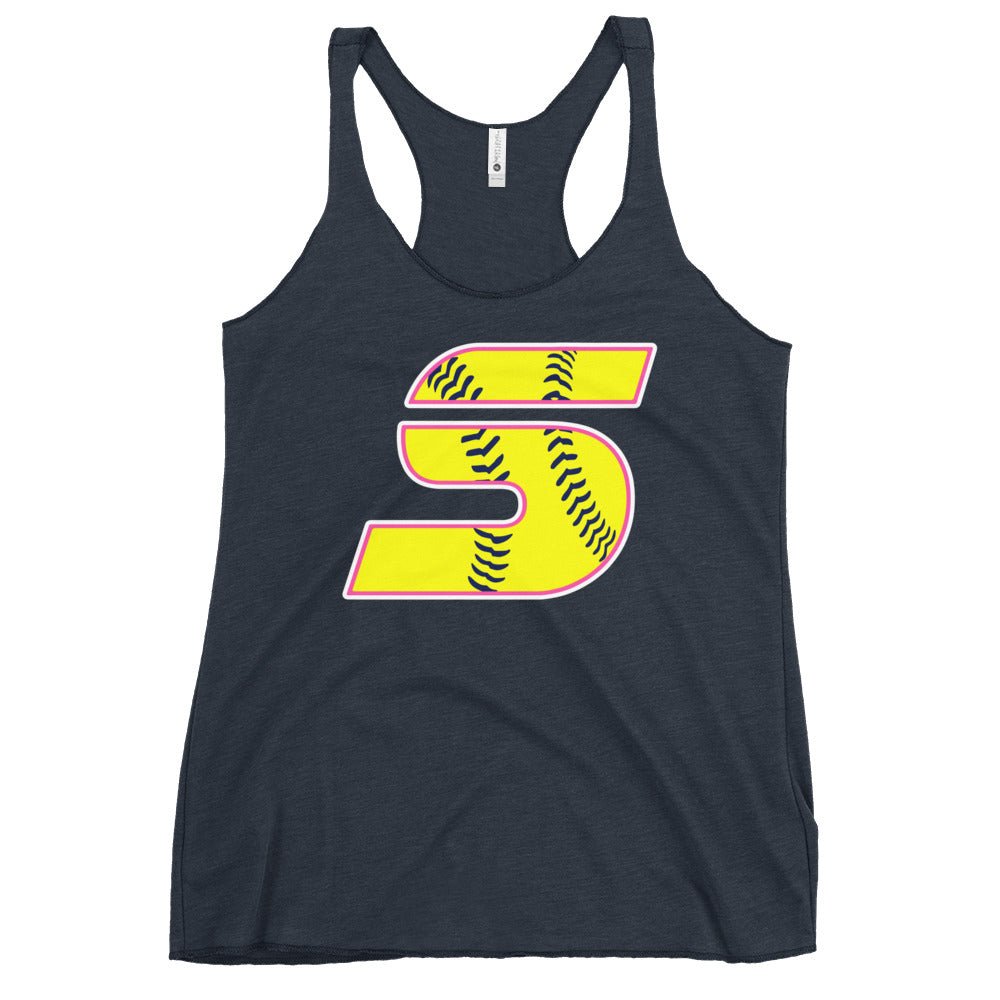 Performance | Thin Racerback Tank Top | Midwest Swing Softball | Classic Logo