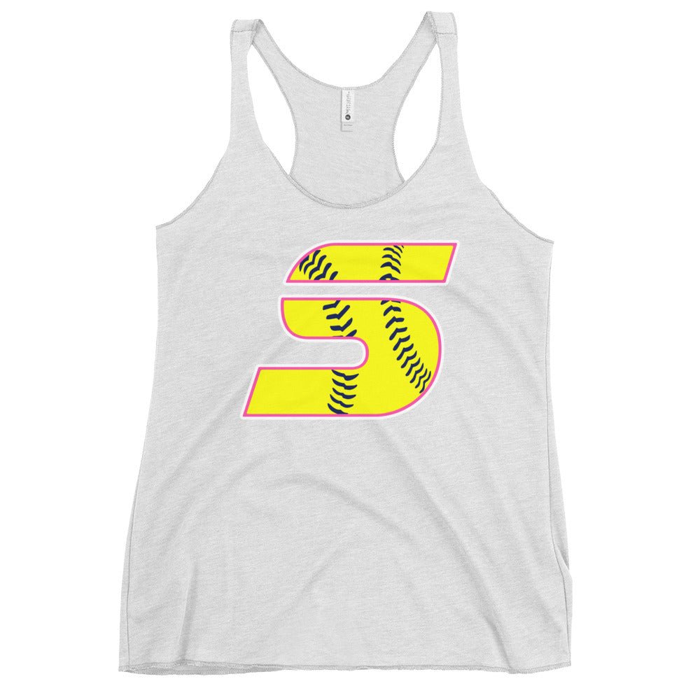 Performance | Thin Racerback Tank Top | Midwest Swing Softball | Classic Logo