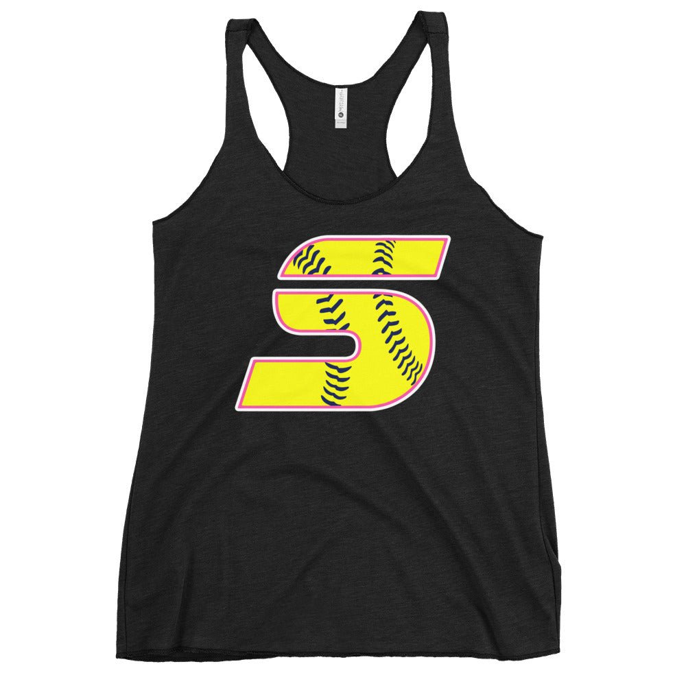 Performance | Thin Racerback Tank Top | Midwest Swing Softball | Classic Logo